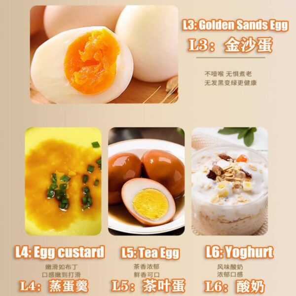 【SG STOCK】Electric Egg Boiler Automatic Egg cooker Breakfast Steamer Intelligent Egg Boiler Egg Poacher Soft Boiled Egg