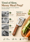 3-in-1 Vegetable Peeler with Bottle Opener & Scallion Shredder