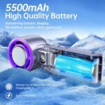 Portable Handheld Fan with Instant Ice Cooling Semiconductor Tech